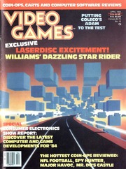 Video Games Magazine Vol 2 No 7 April 1984 - mid-1984 gaming coverage